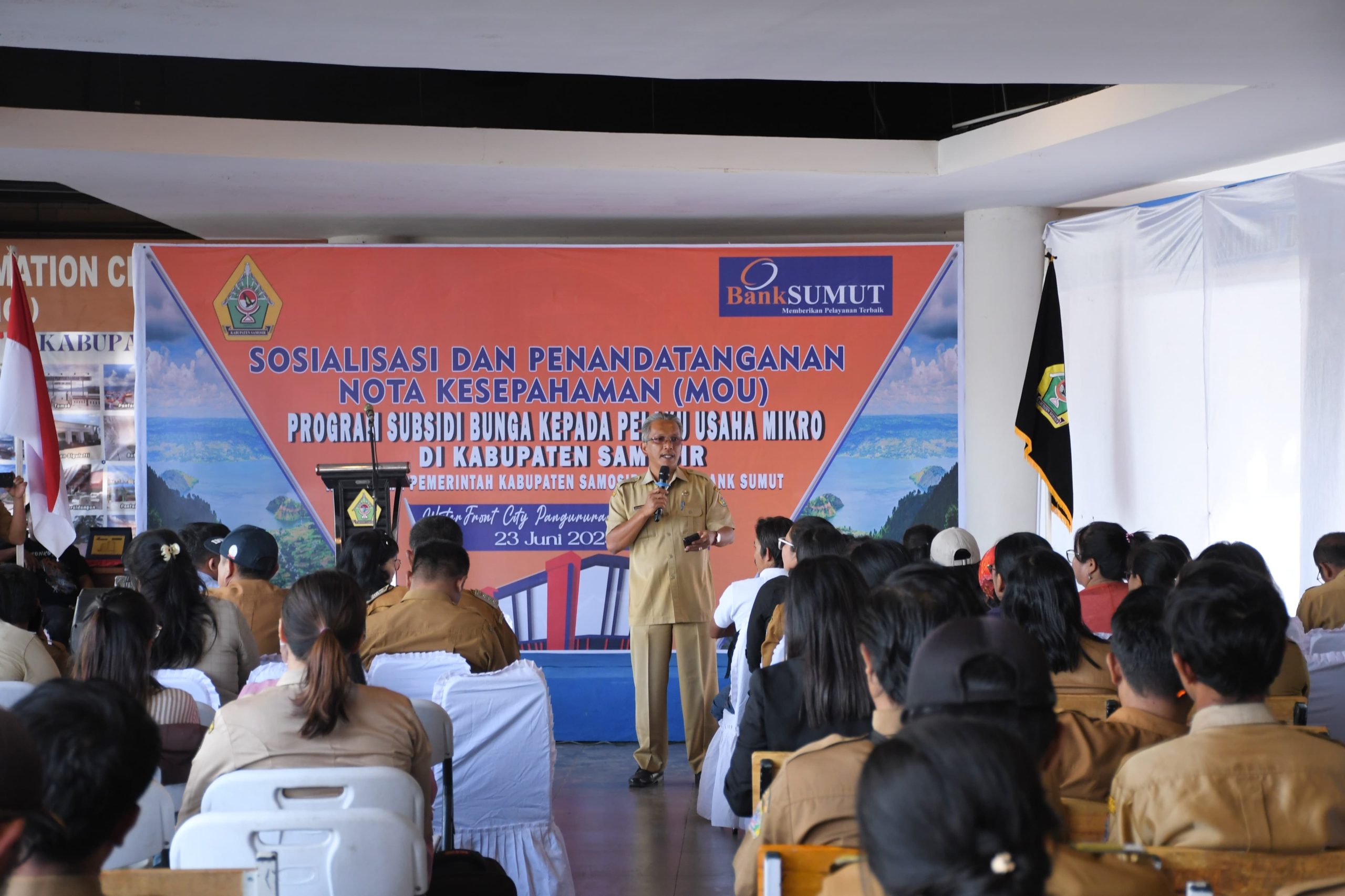 Bupati Samosir dengan PT. Bank Sumut MoU Program Subsidi Bunga Pinjaman
