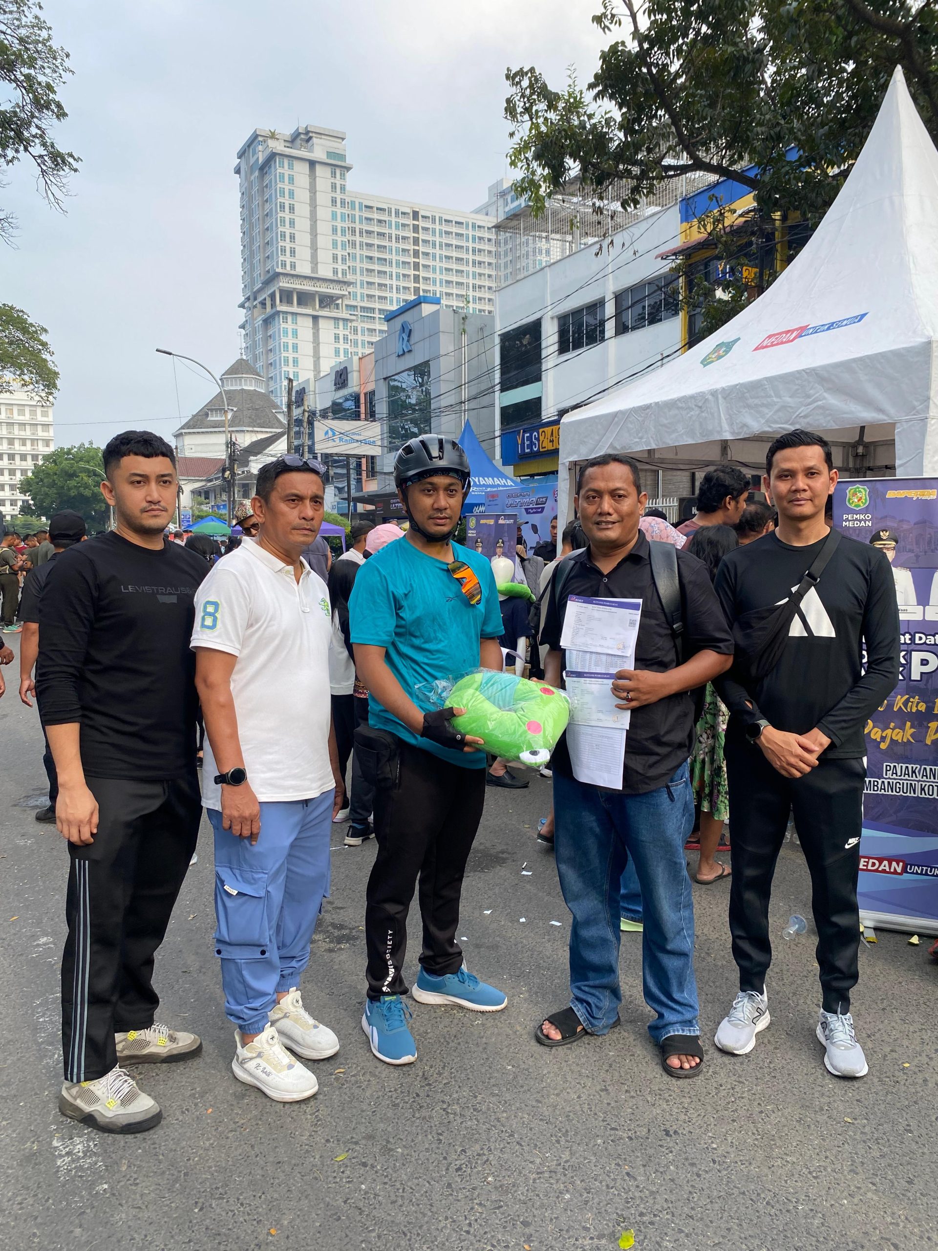 PEMERINTAH KOTA MEDAN BERHASIL HIMPUN PBB SEBESAR RP787 JUTA LEWAT PROGRAM POJOK PAJAK DI CFD