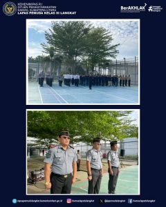 Tanamkan Cinta Tanah Air, Lapas Pemuda Langkat Laksanakan Upacara Kesadaran Berbangsa dan Bernegara