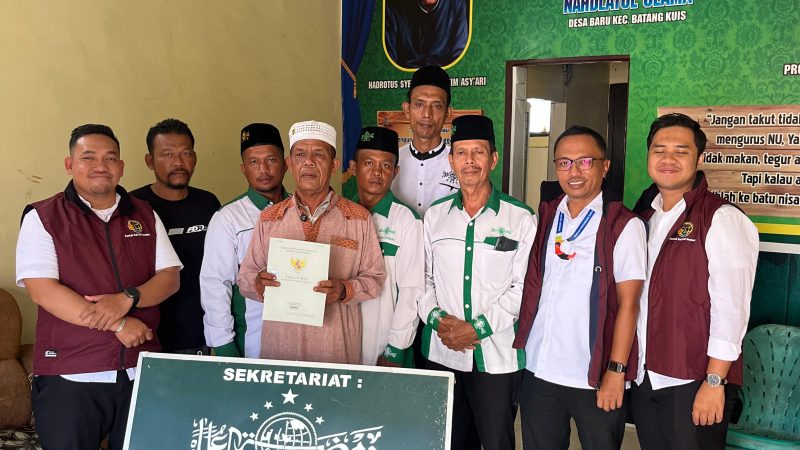 Lewat PTSL, ATR/BPN Deli Serdang Permudah Akses Legalitas Tanah Wakaf, Inovasi ARTIS Bantu Warga NU Desa Baru Terima Sertipikat Tanpa Harus Datang ke Kantor