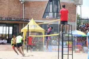 Bupati Samosir Resmi Buka Turnamen Voli Pantai Antar Pelajar 2025