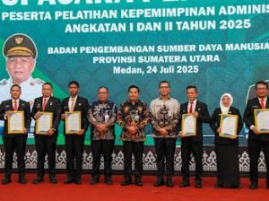 Tutup Pelatihan Kepemimpinan Administrator, Sekda Sumut Ajak ASN Jadi Motor Perubahan Pelayanan Publik