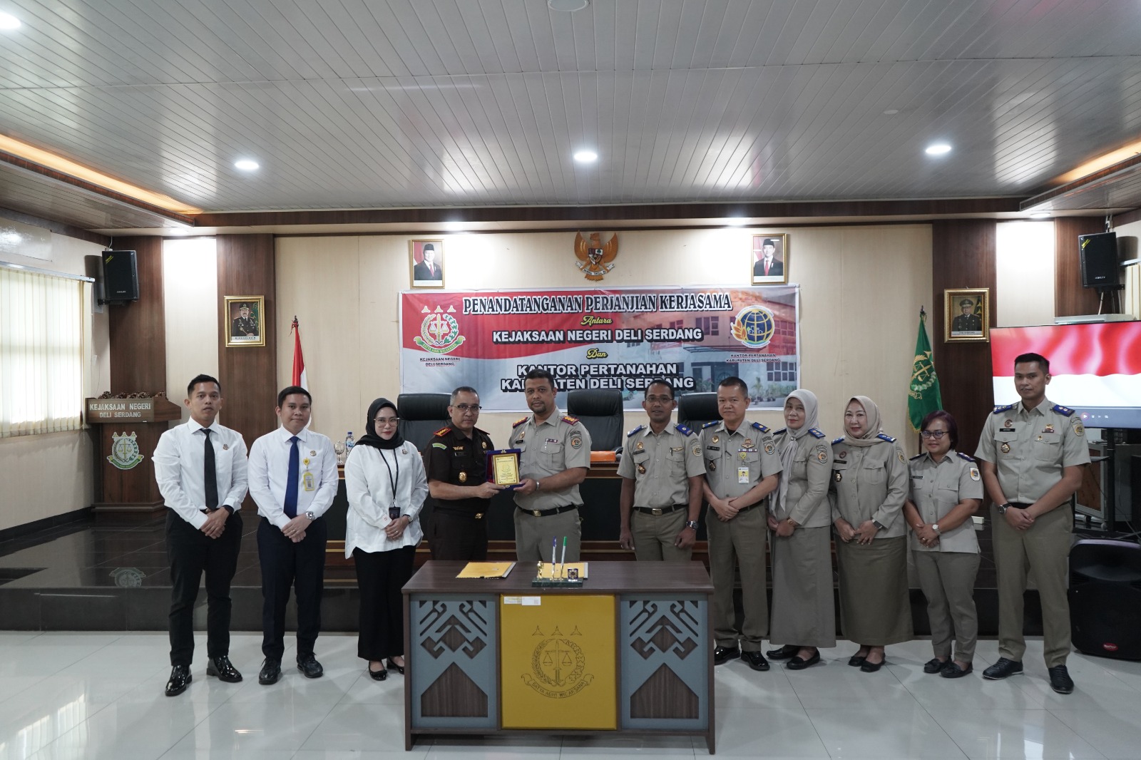 Kantor Pertanahan Deli Serdang dan Kejari Teken MoU, Perkuat Kepastian Hukum Pertanahan