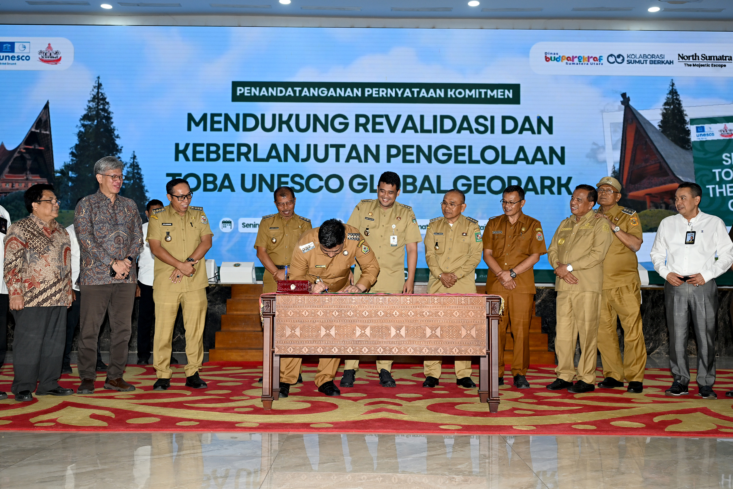 Bobby Nasution Bersama Tujuh Kepala Derah se-Kasawan Danau Toba Bersiap Sambut Kedatangan Asesor UNESCO
