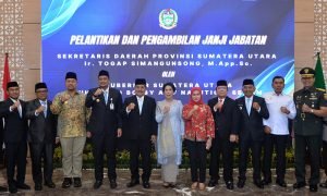 Bobby Nasution Lantik Togap Simangunsong Jadi Sekdaprov Sumut