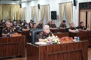 Kejaksaan Agung Gelar Rapat Evaluasi Capaian Kinerja Semester I 2025, Jaksa Agung Tegaskan Komitmen Wujudkan Keadilan