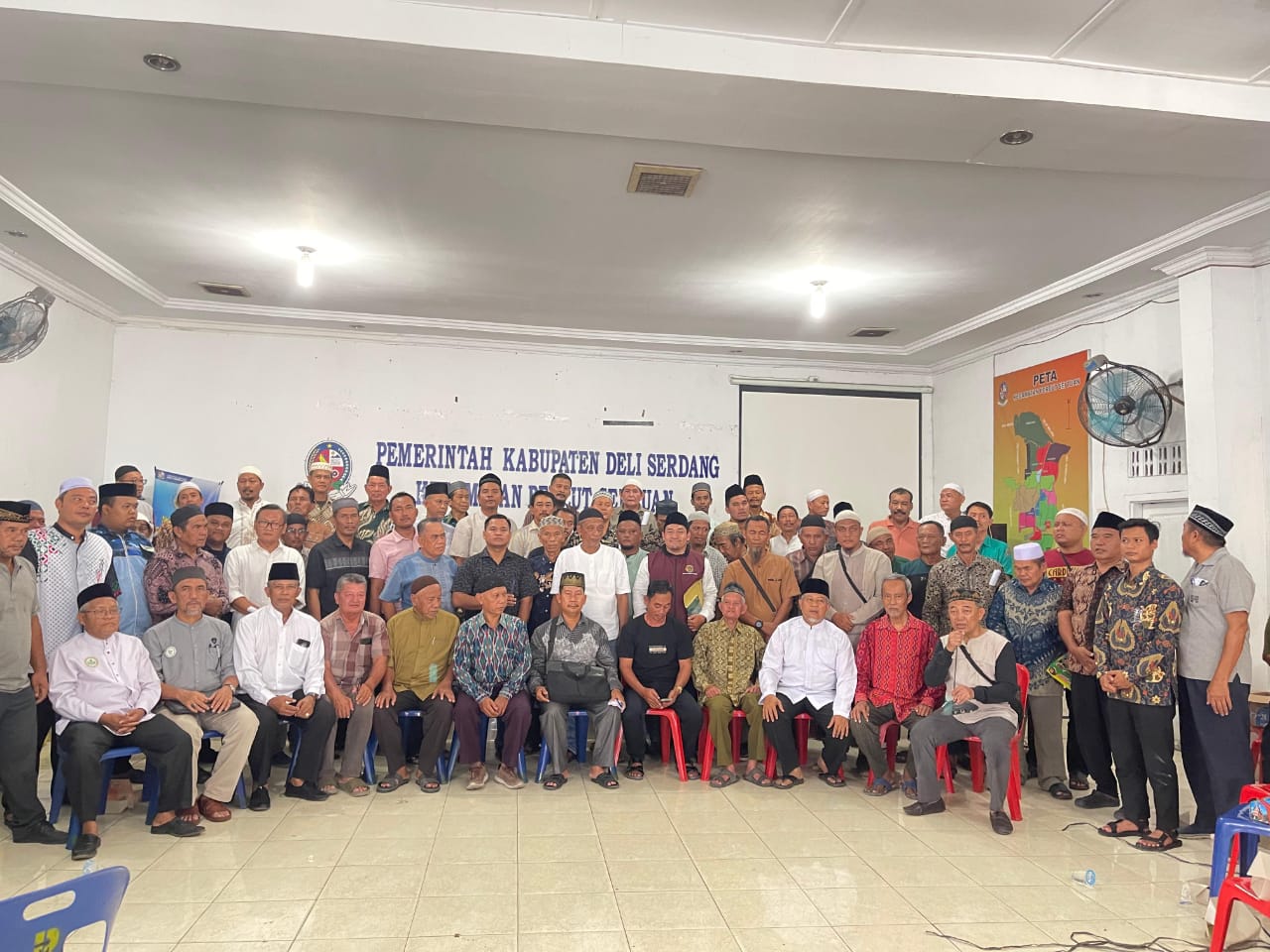 Kantor Pertanahan Deli Serdang Sosialisasikan Sertipikat Tanah Wakaf dan Rumah Ibadah di Percut Sei Tuan