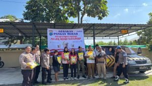 Polsek Medan Tuntungan Gelar Gerakan Pangan Murah Jelang HUT ke-80 RI