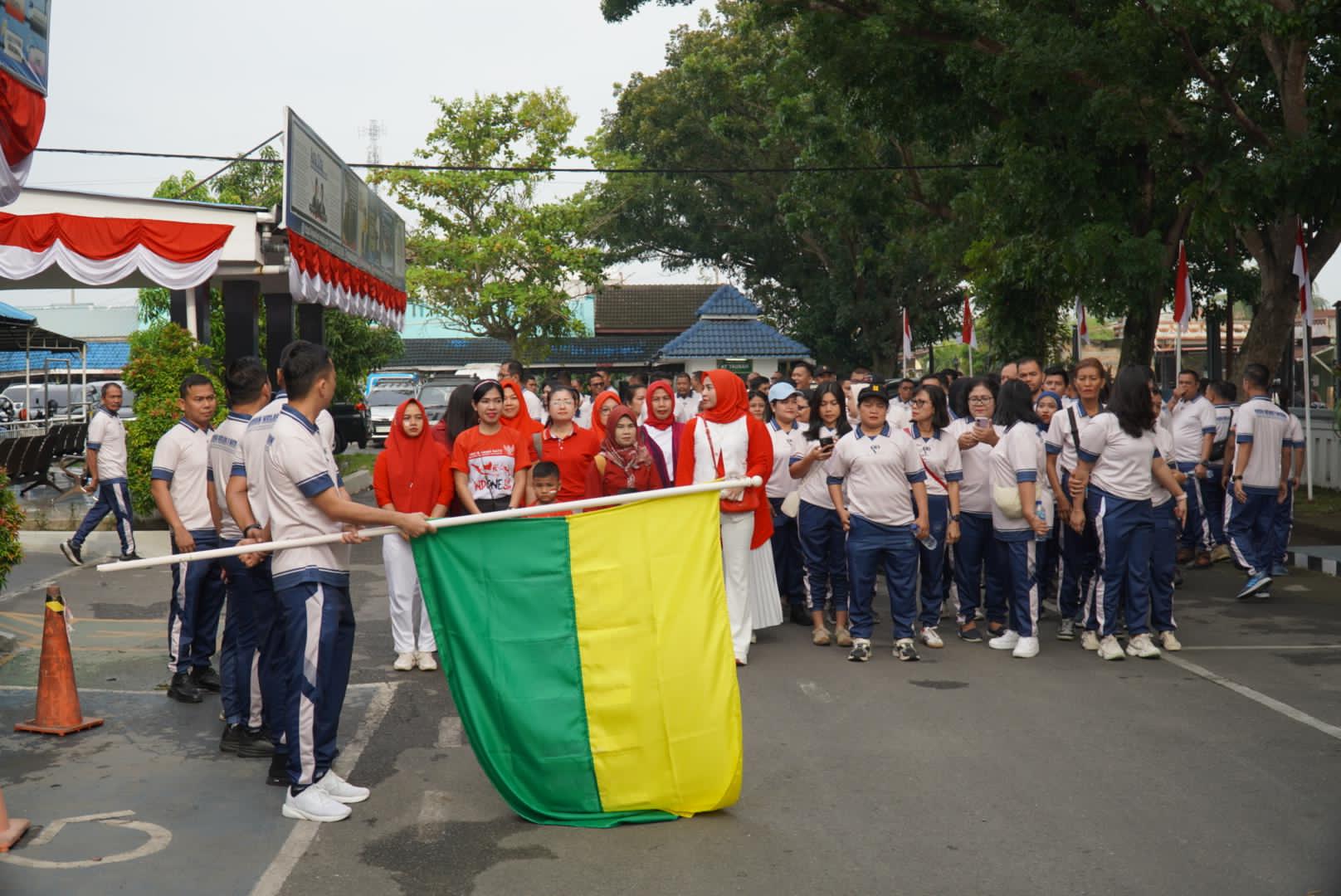 Rutan Kelas I Medan Gelar HUT Kemerdekaan RI ke- 80 Dibarengi Jalan Santai Sekaligus Pemberian Bansos*