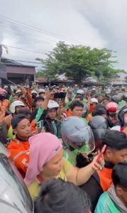 Dansat Brimob Polda Sumut Pimpin Doa Bersama Driver Ojol, Wujud Kepedulian dan Persaudaraan di Mako Brimob