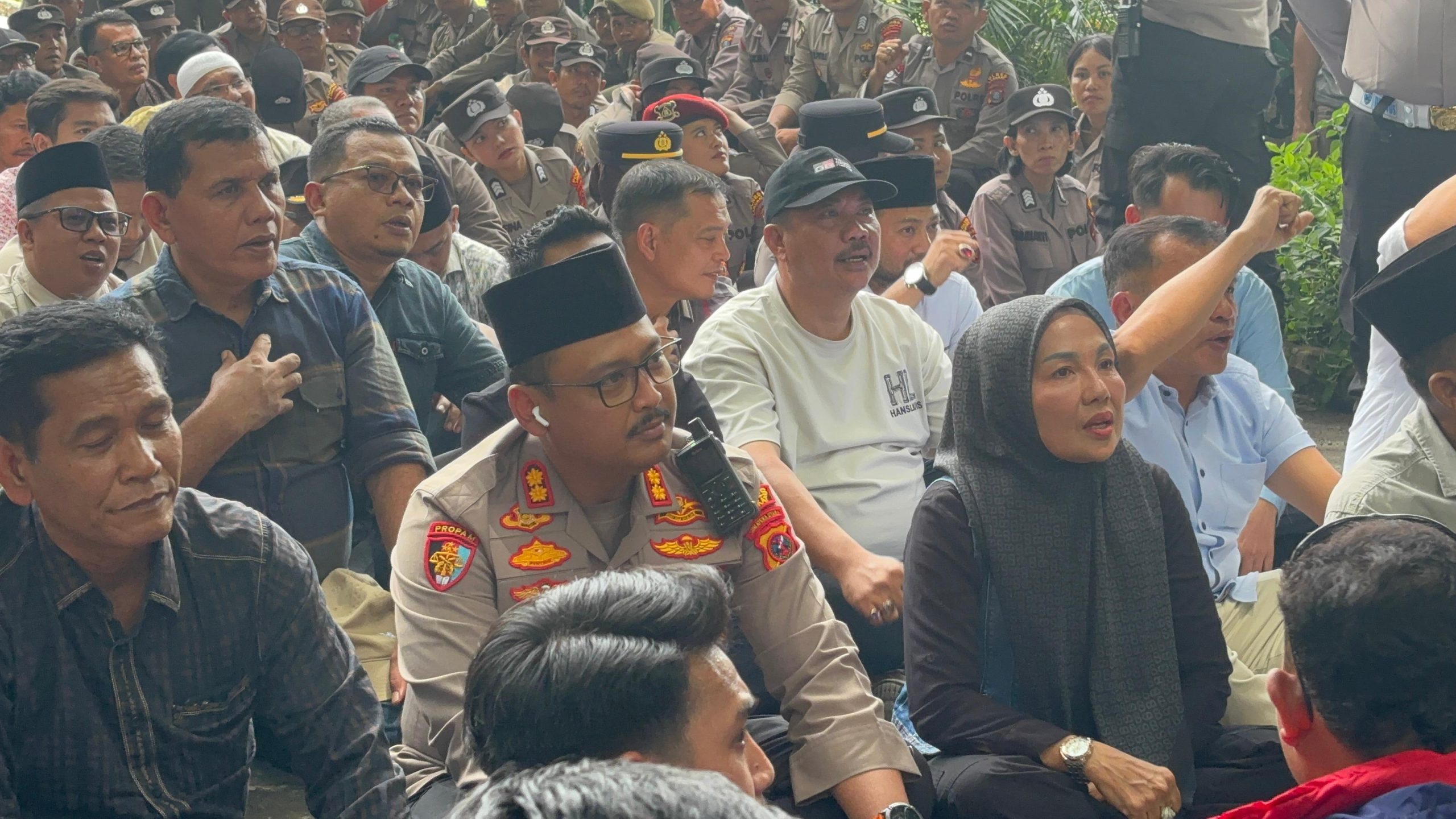 Kapolres Langkat Pimpin Langsung Pengamanan Aksi Unjuk Rasa Mahasiswa, Aksi Berjalan Damai dan Tertib