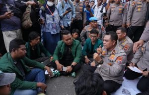 Kapolda Sumut Rangkul Mahasiswa BEM USU, Aspirasi Disampaikan dengan Damai