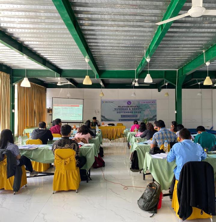 BPS Kabupaten Samosir Gelar Pelatihan Susenas dan Seruti Triwulan III 2025