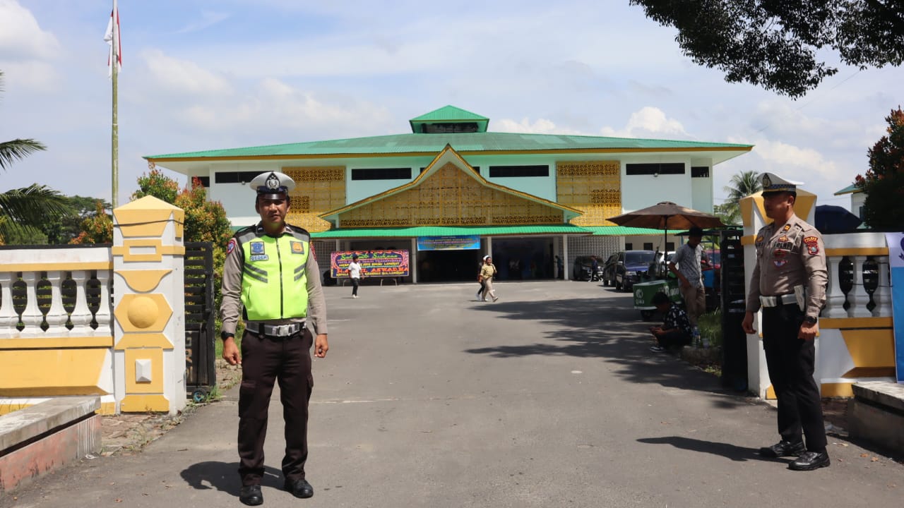 Polres Langkat Amankan Pesta Puncak Tahun Transformasi HKBP Distrik XXIII