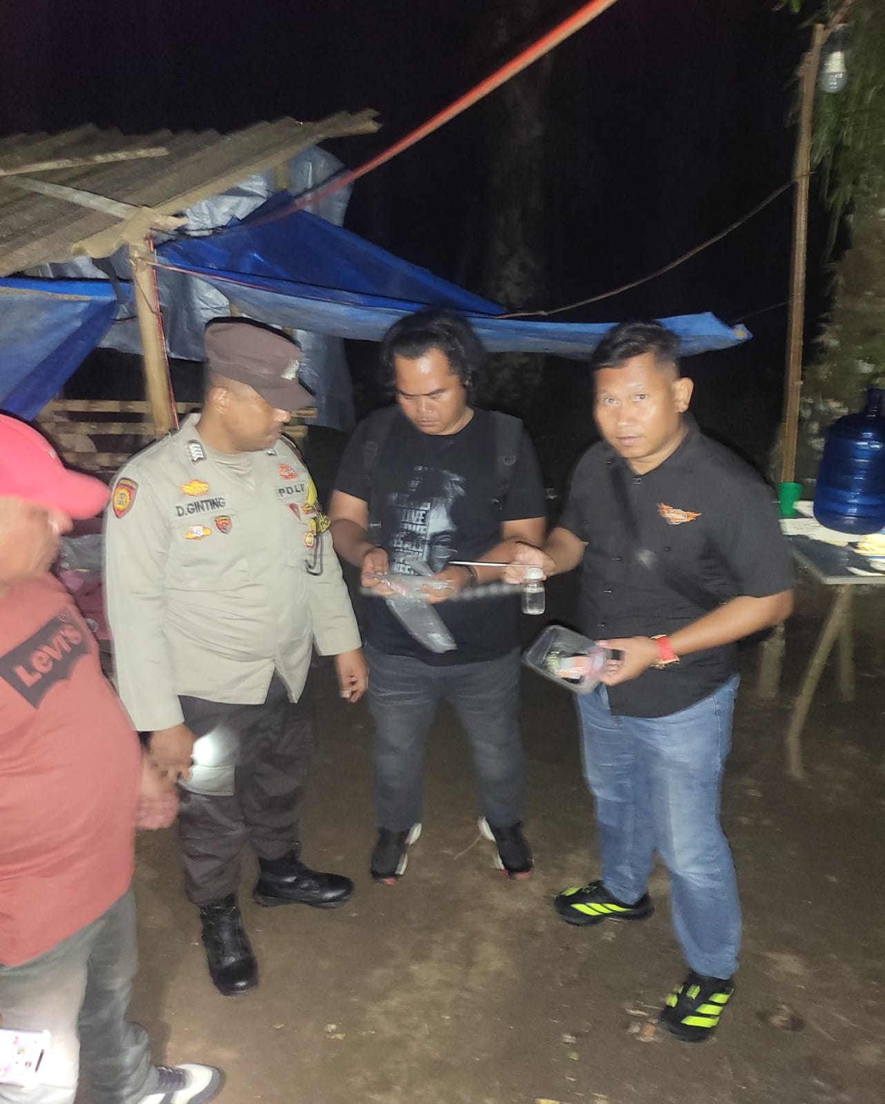 Polsek Kuala Gerebek Sarang Narkoba di Desa Parit Bindu, Wujudkan Komitmen Berantas Narkotika