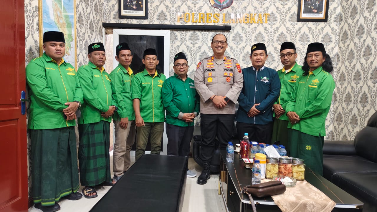 Kapolres Langkat Terima Audiensi PC. NU, Perkuat Sinergi Jaga Kamtibmas