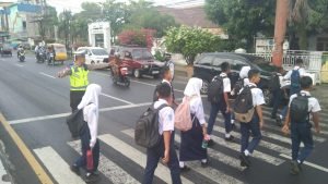 Polres Langkat Tingkatkan Pengaturan Lalu Lintas di Jam Padat Pagi Hari