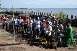 Selamatkan Pesisir Mundam-Dumai, Riau, UPER Galang Kolaborasi dengan Industri dan Pemda