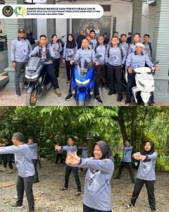 Bangun KekompakanRutan Tanjung Pura Gelar Kegiatan Pembinaan Fisik, Mental, dan Disiplin Untuk Pegawai