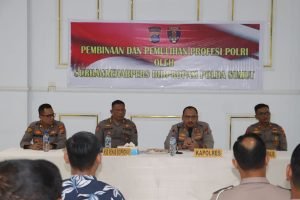 Polres Langkat Lakukan Pembinaan Pemulihan Profesi Polri