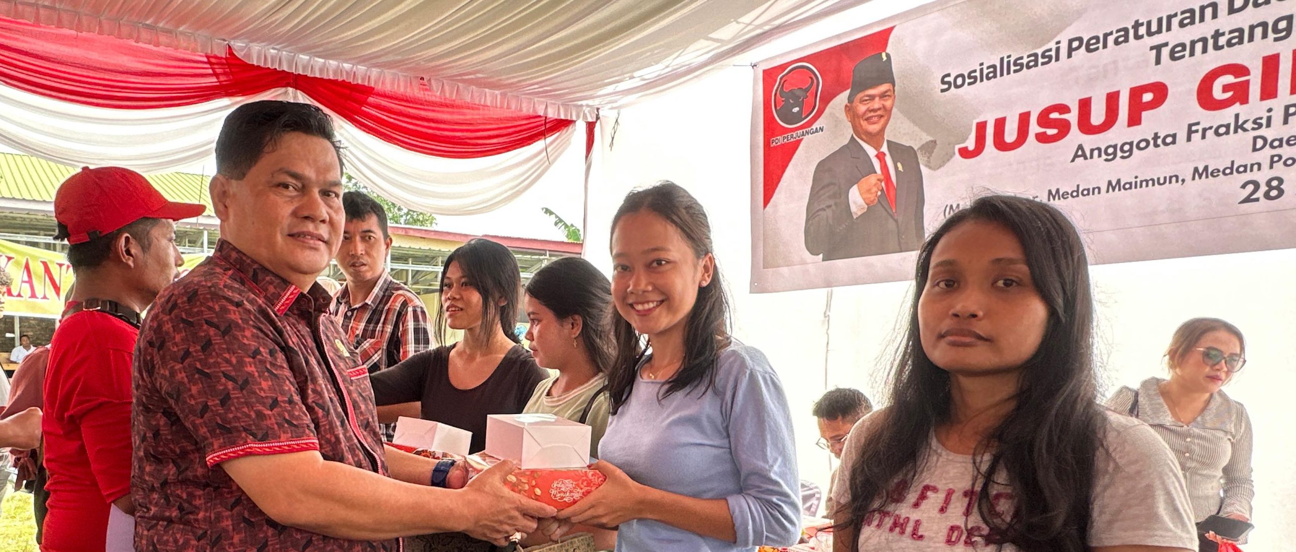 Sosialisasikan Perda Kawasan Tanpa Rokok, Jusup Ginting Suka SE Ajak Generasi Muda Hidup Sehat dengan Kasih Sayang