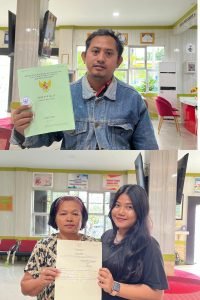 Kantor Pertanahan Deli Serdang Serahkan Sertipikat PTSL, Warga Sambut Gembira