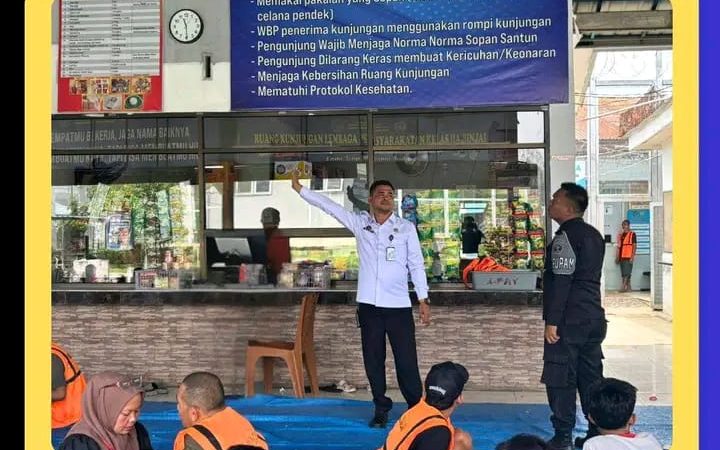 Hari Pertama Bertugas KA KPLP Lapas Binjai Kontrol Blok Hunian & Area Layanan Kunjungan
