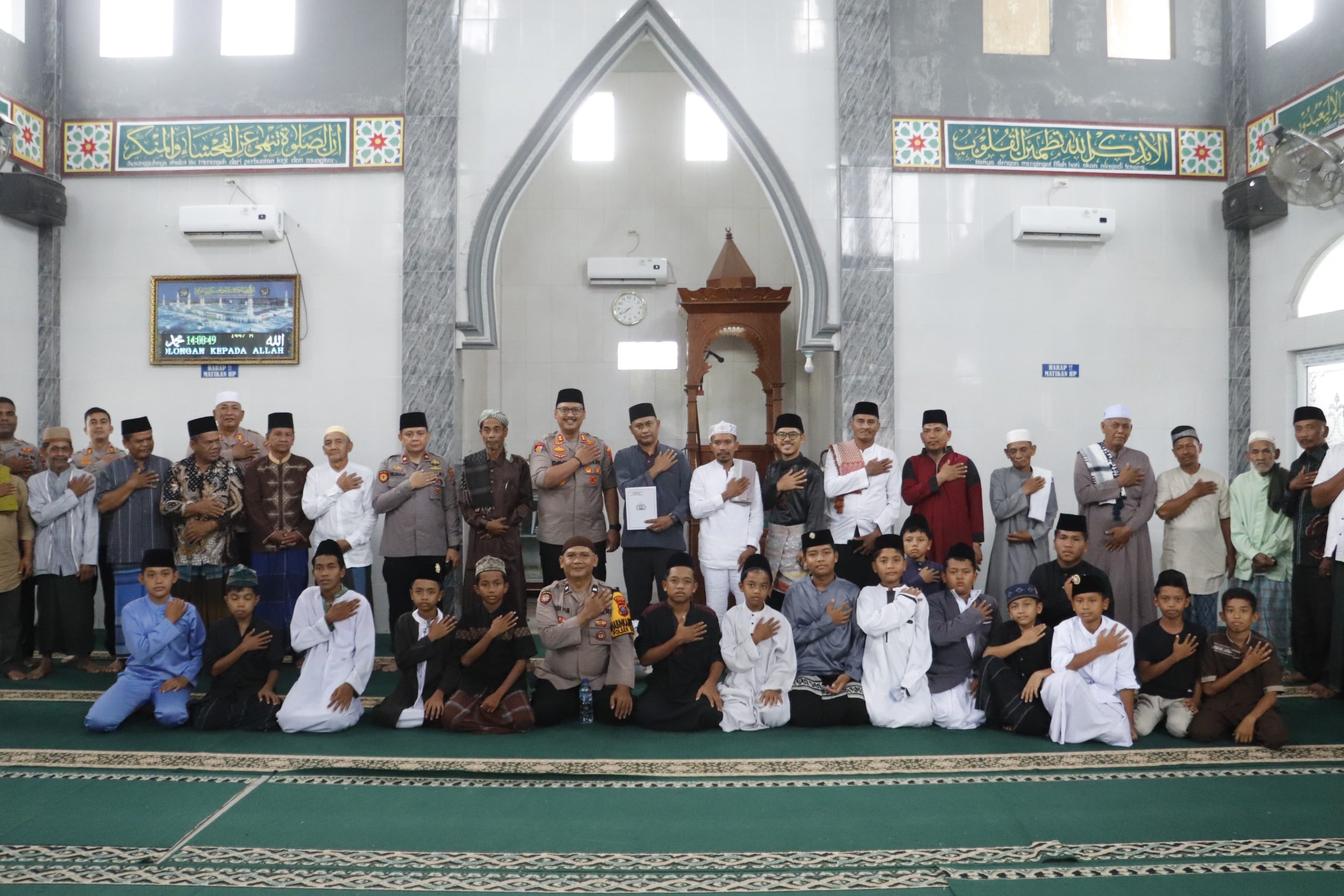 Safari Jumat Kapolres Langkat: Ajak Warga Jaga Kondusifitas dan Perangi Narkoba serta Judi Online