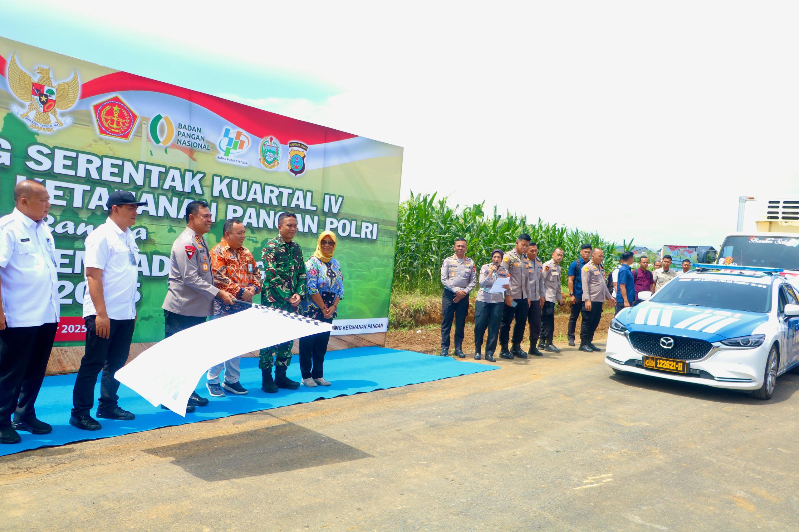 Polda Sumut Gelar Penanaman Jagung Serentak Kuartal IV Dukung Program Ketahanan Pangan Nasional