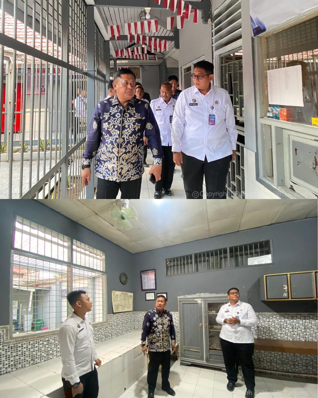 Kunjungi Rutan Kelas IIB Tanjung, Kepala Kantor Wilayah Direktorat Jenderal Pemasyarakatan Kalimantan Selatan Tinjau Kondisi Rutan Tanjung