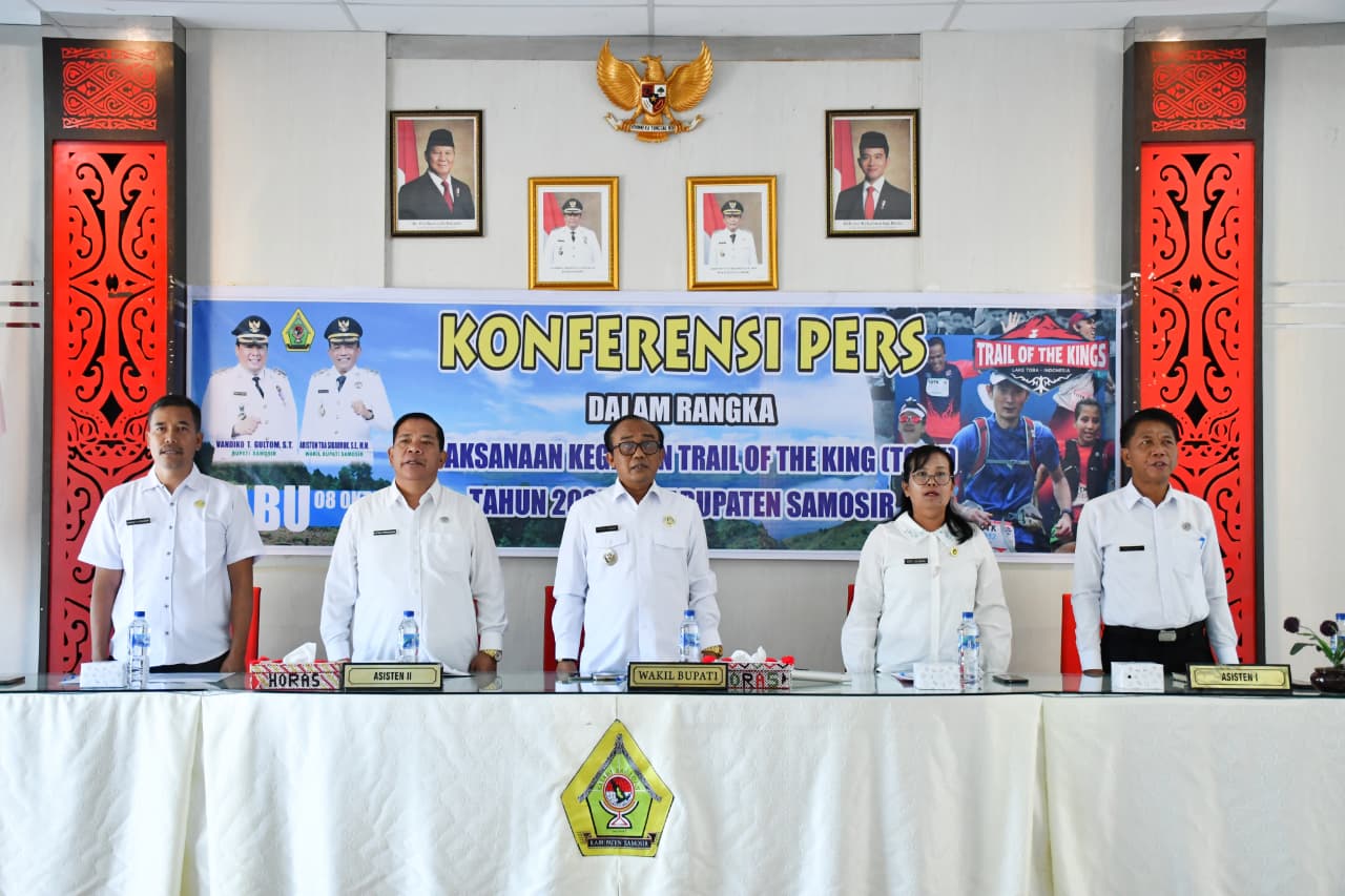 Pemkab Samosir Ajak Media Sukseskan Even Perdana Trail Of The King