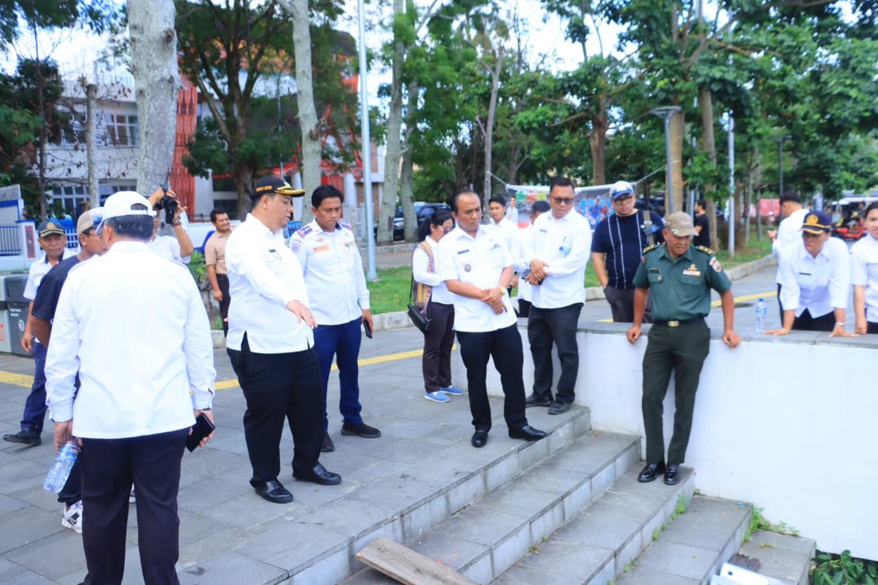 Bupati Samosir dan Wabup Monitoring Persiapan Venue Utama TOTK