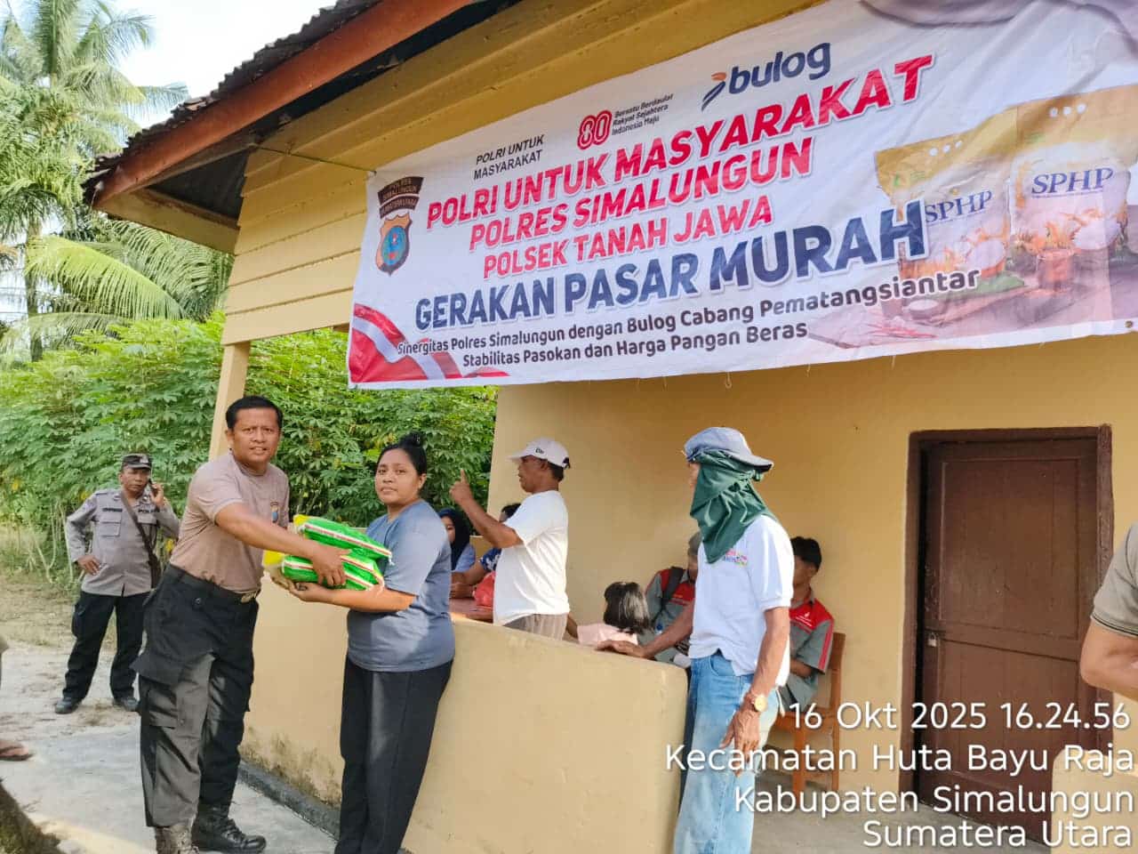 Polres Simalungun Salurkan 10 Ton Beras Murah untuk Masyarakat, Harga Cuma Rp 58 Ribu per 5 Kg