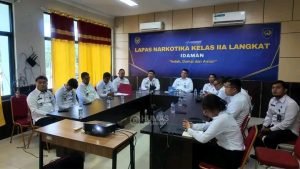 Lapas Narkotika Langkat Ikuti Kegiatan Analisa dan Evaluasi Triwulan III Kementerian Imigrasi dan Pemasyarakatan Secara Daring