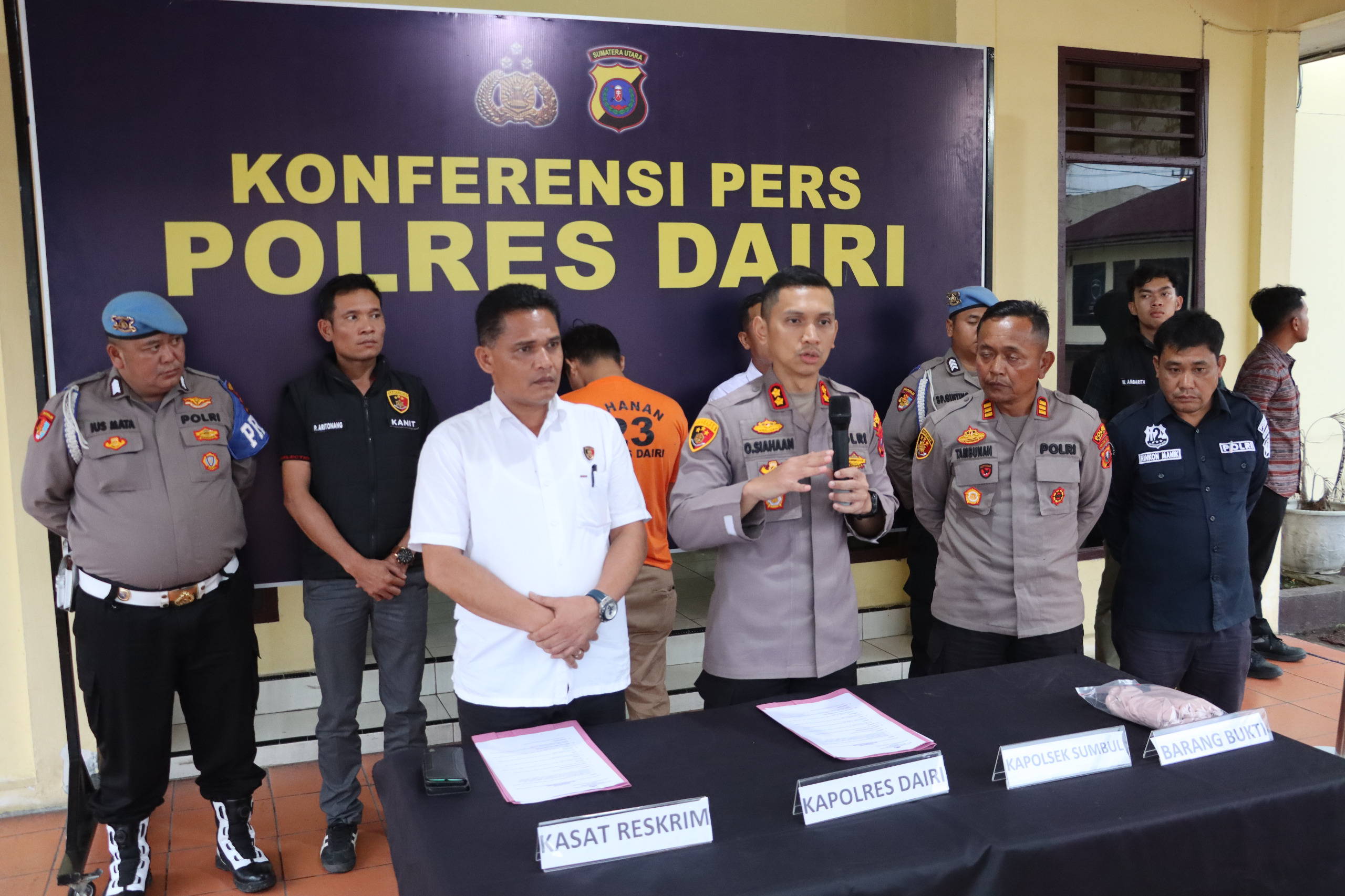 Tak Sampai 24 Jam, Polres Dairi Bersama Polsek Sumbul Amankan Pelaku Penganiayaan di Lae Pondom yang Viral di Sosmed