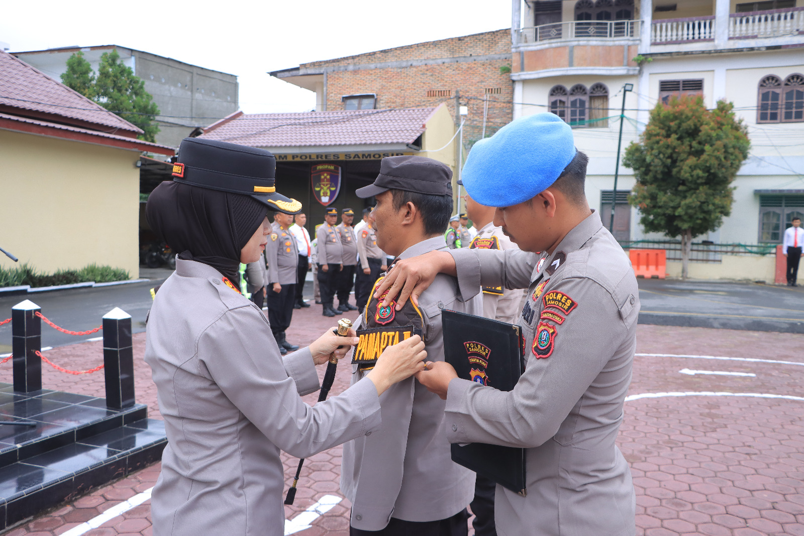 Polres Samosir Launching Pamapta, Perkuat Fungsi SPKT Sebagai Layanan Publik Humanis