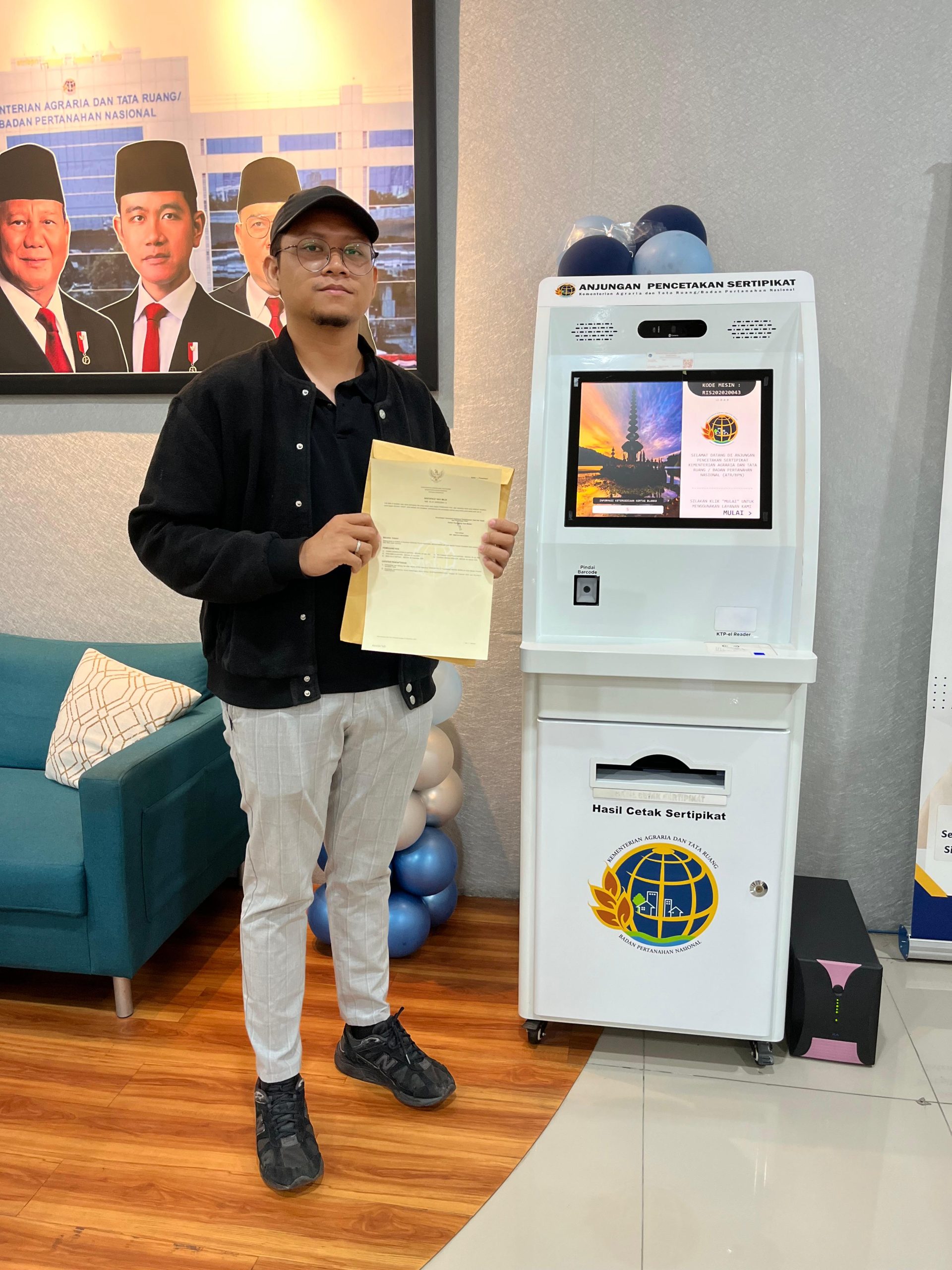 Kantor Pertanahan Kota Medan Terus Meningkatkan Pelayanan dengan Mesin Anjungan