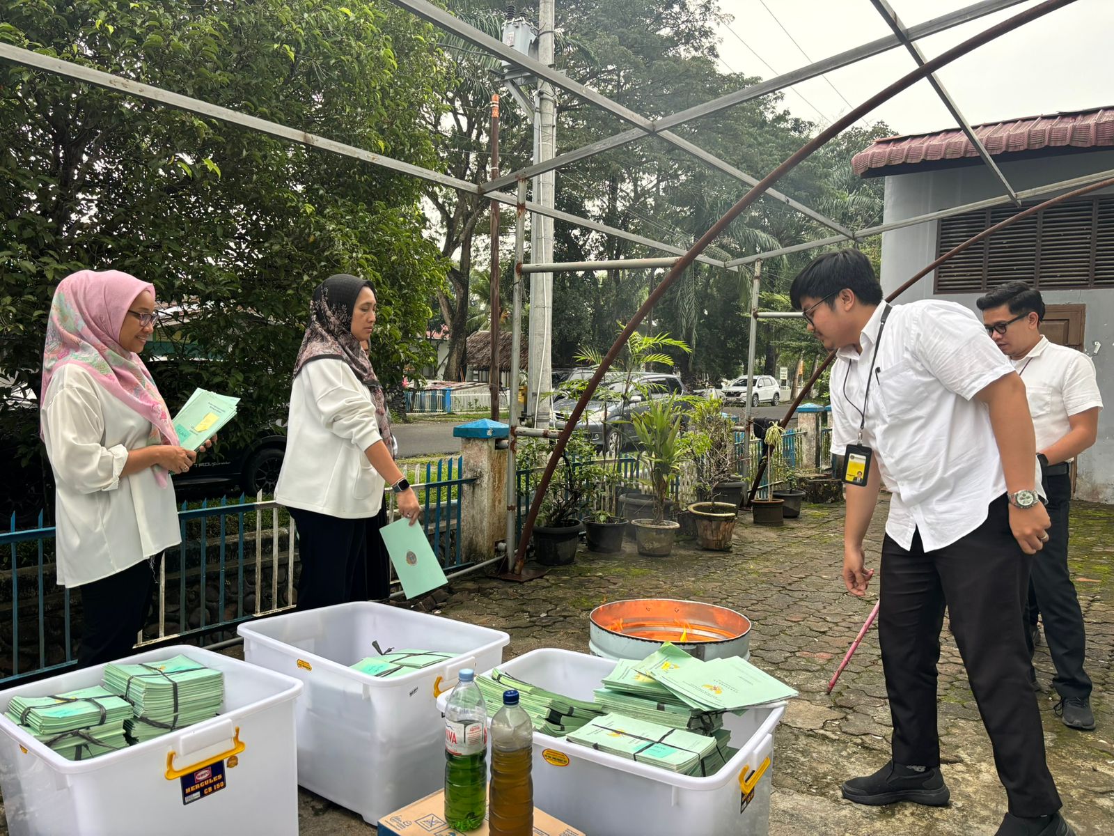 BPN Deli Serdang Tegaskan Komitmen Transparansi, Musnahkan Blanko Sertipikat Rusak