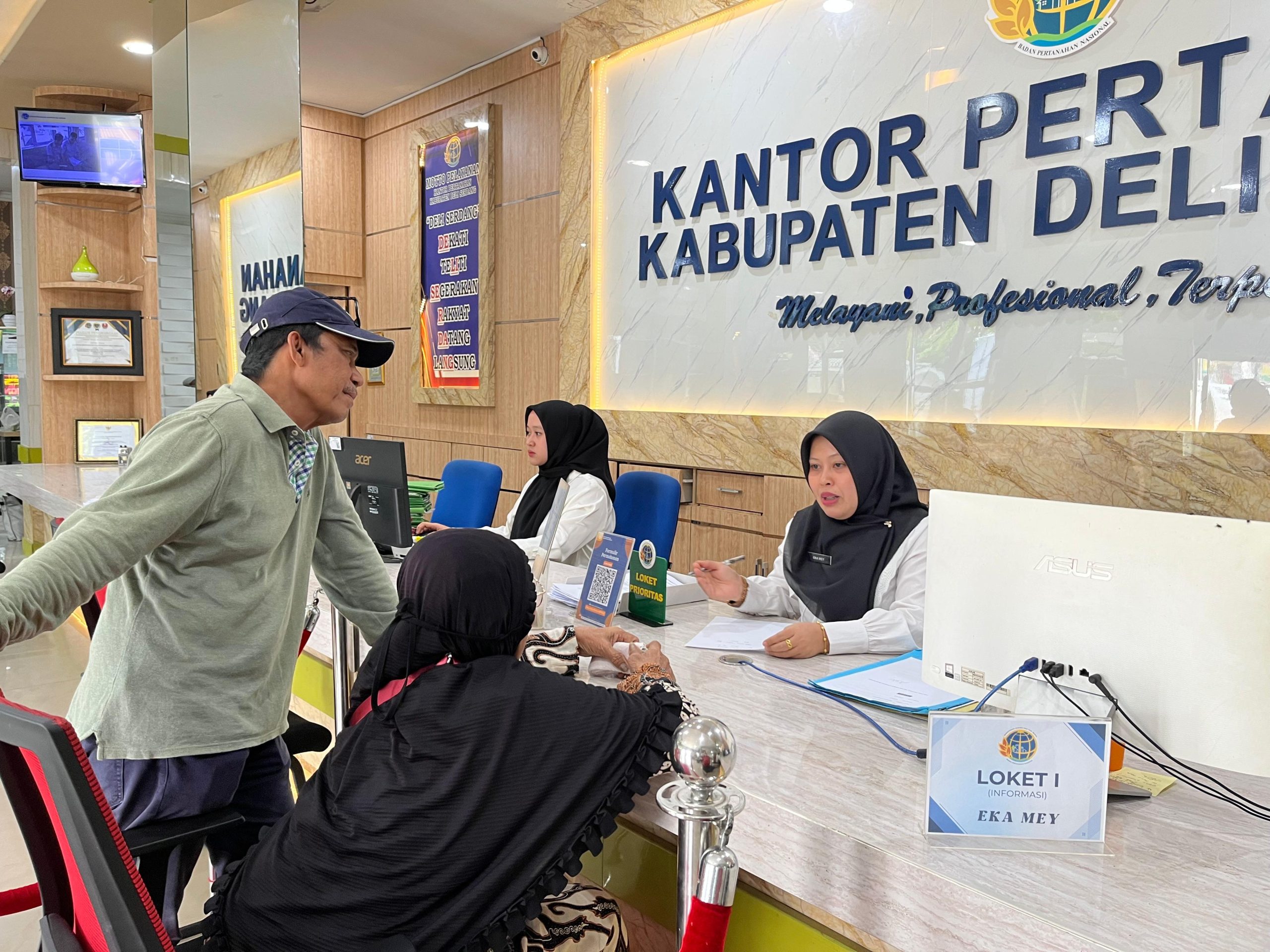 Layanan Tanpa Antrian, Kantor Pertanahan Deli Serdang Utamakan Pemohon Lansia, Disabilitas, dan Ibu Hamil