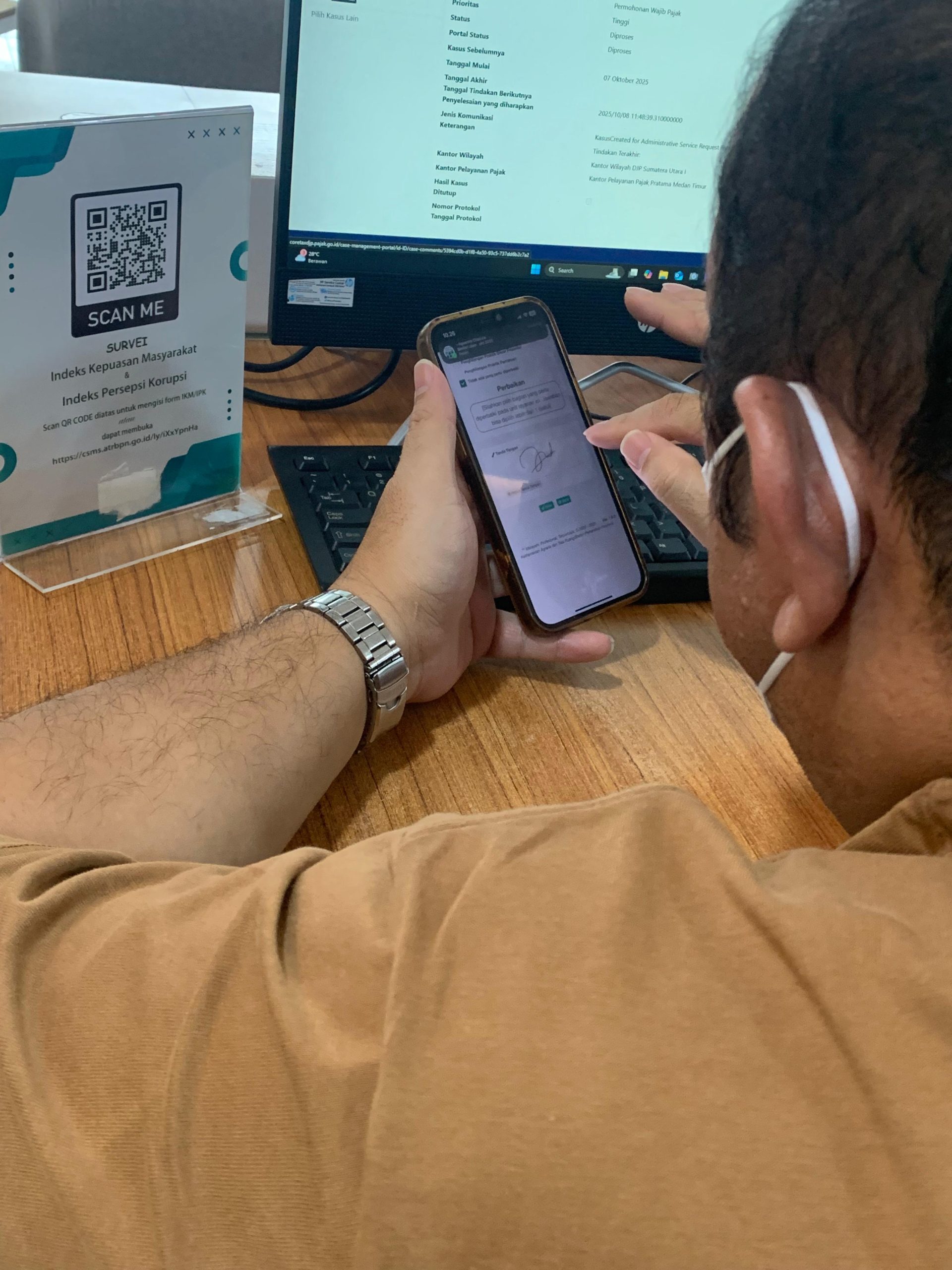 Kantor Pertanahan Kota Medan Menyediakan Penilaian SKM untuk Masyarakat