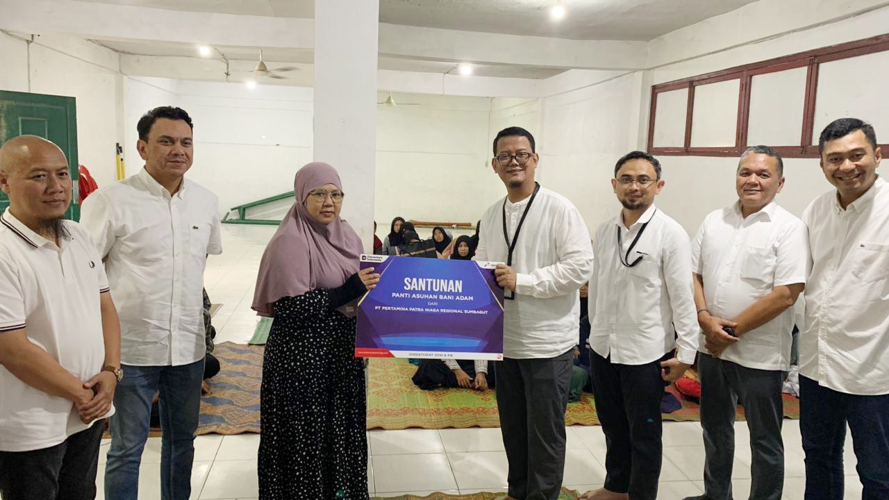 Pertamina Patra Niaga Sumbagut Santuni Anak Panti Asuhan