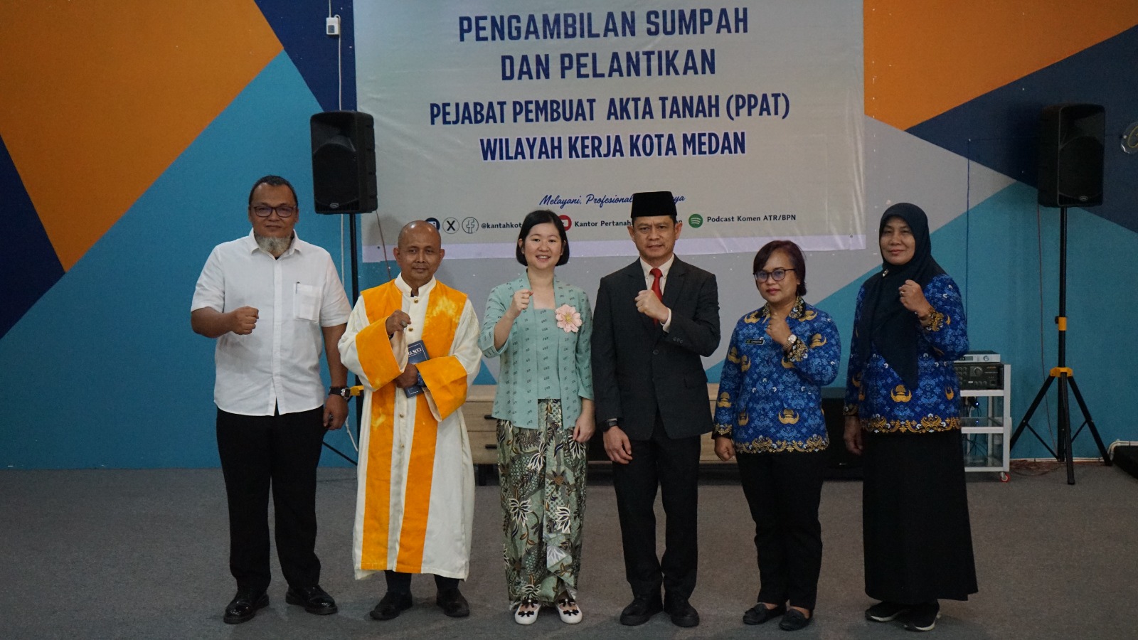 Kantor Pertanahan Kota Medan Lantik Pejabat Pembuat Akta Tanah, Tekankan Peran Penting dalam Pelayanan Pertanahan yang Profesional dan Transparan