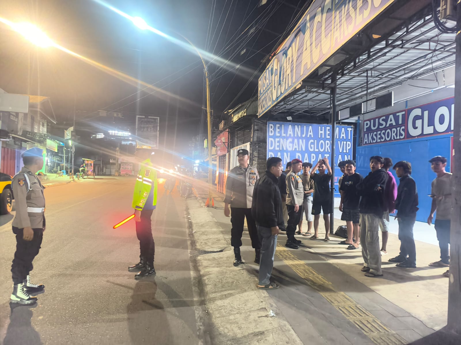 Polres Sibolga Gelar Patroli Antisipasi Tawuran Remaja, Pastikan Situasi Kota Aman dan Kondusif