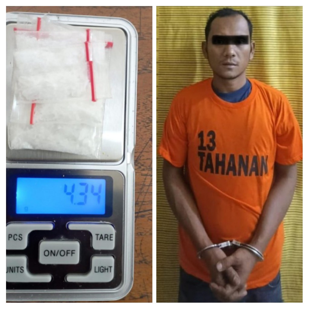 Bandar Narkoba Di Bhakti Karya Binjai Selatan, Ditangkap Polres Binjai