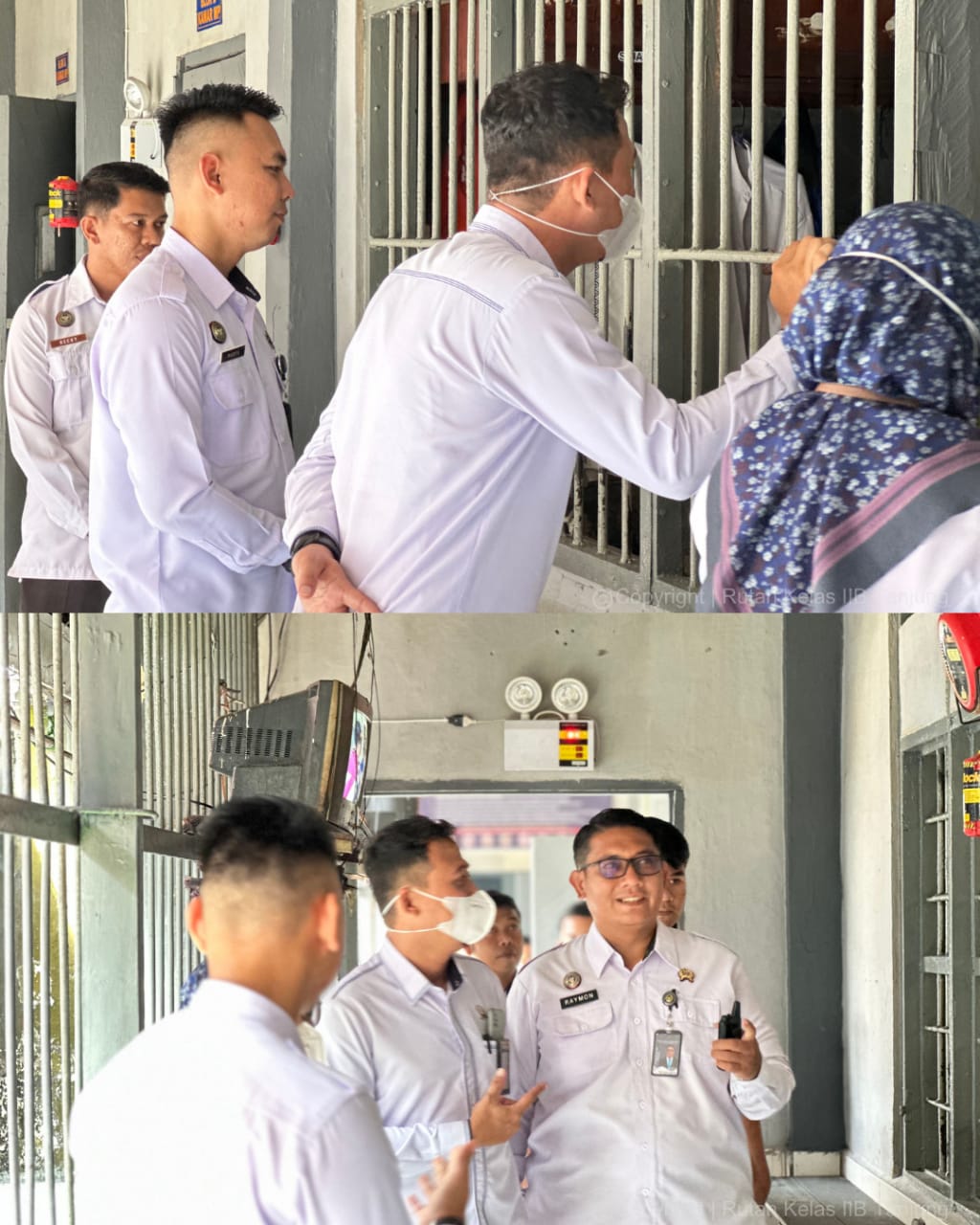 Dalam Rangka Meninjau Pembinaan Di Rutan Tanjung, Hakim Wasmat Pengadilan Negeri Tanjung Kunjungi Rutan Tanjung