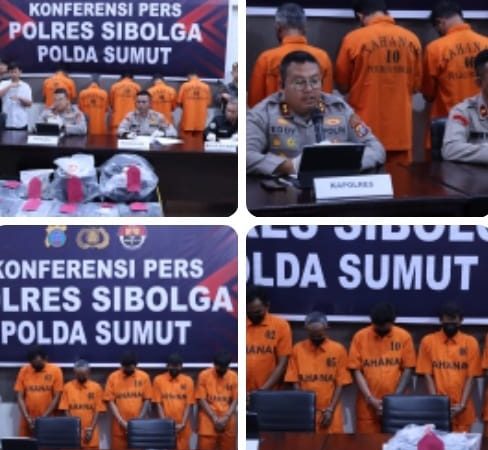 Polres Sibolga Tangkap Lima Pelaku Pembunuhan di Masjid Agung