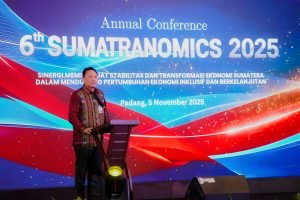 6th SUMATRANOMICS Annual Conference 2025“Sinergi Perkuat Stabilitas dan Transformasi Ekonomi Sumatera Dorong Pertumbuhan Ekonomi”