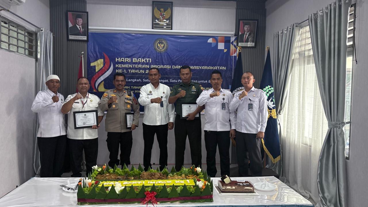 Hari Bakti Kementerian Imigrasi dan Pemasyarakatan ke-1, Rutan Tanjung Pura Gelar Tasyakuran dengan Penuh Kebersamaan