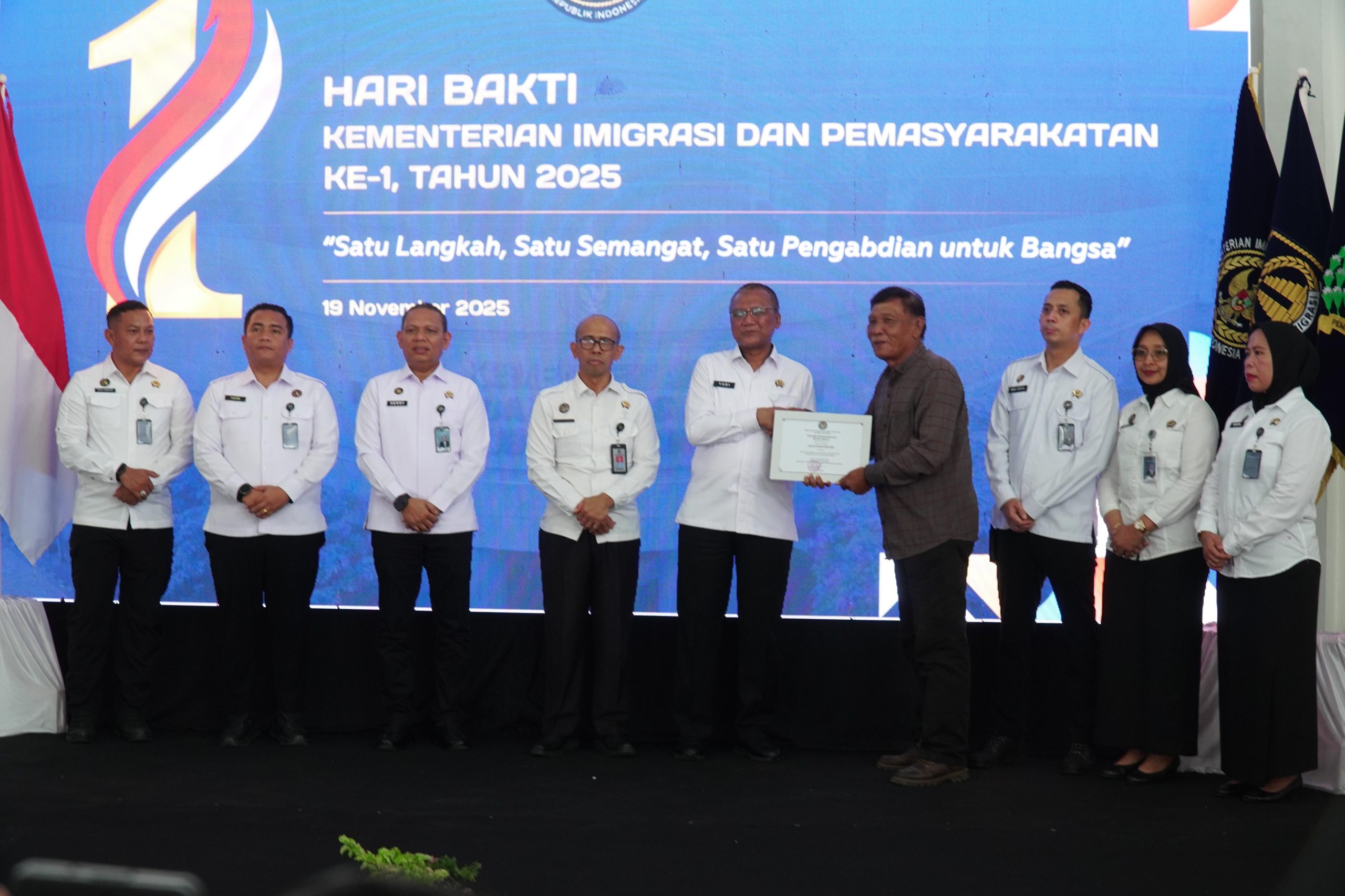 Rutan Kelas I Medan Turut Sukseskan Peringatan Hari Bakti Ke-1 Kementerian Imigrasi dan Pemasyarakatan