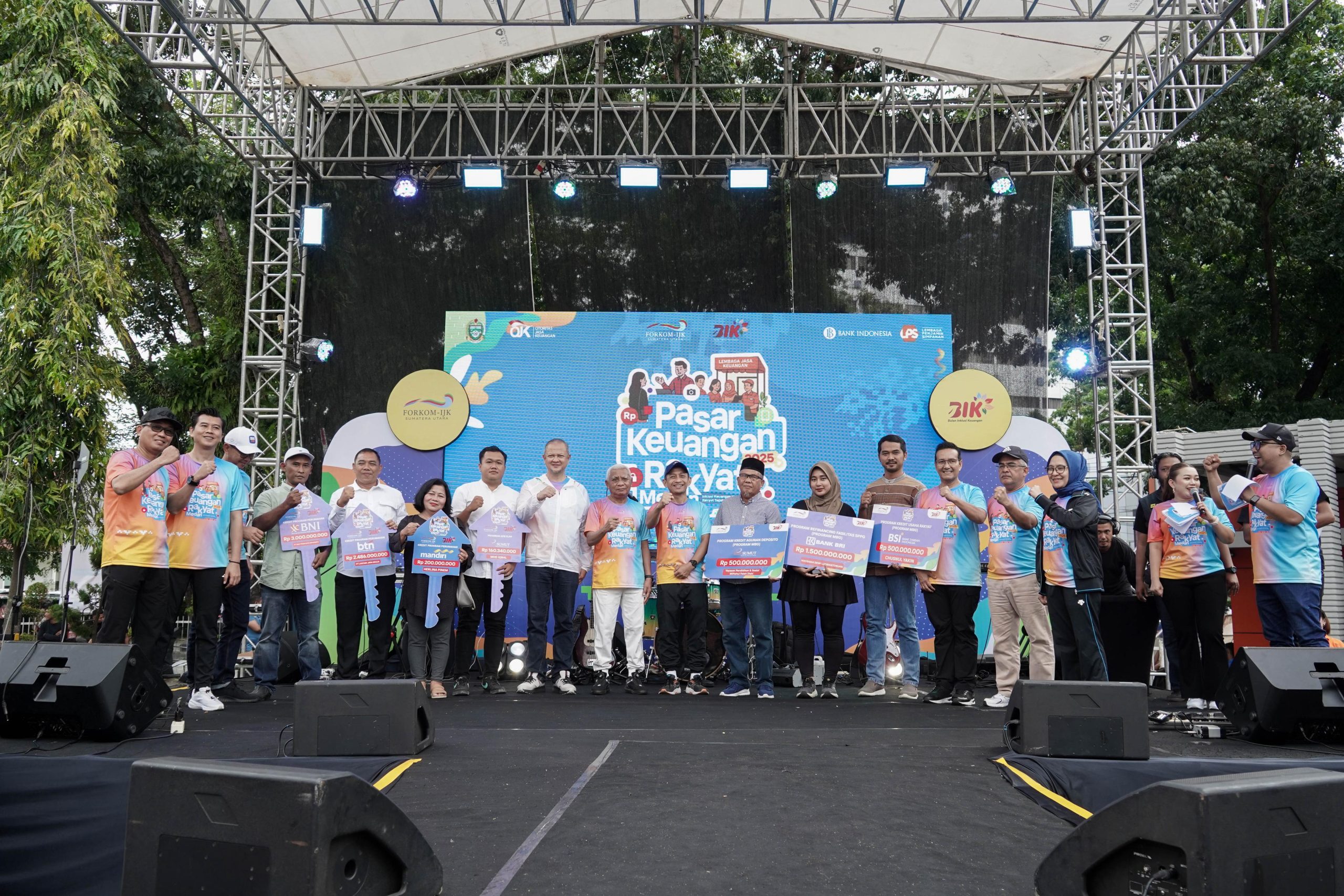 Tingkatkan Akeses Keuangan, Fork IJK Sumut Gelar Pasar Keuangan